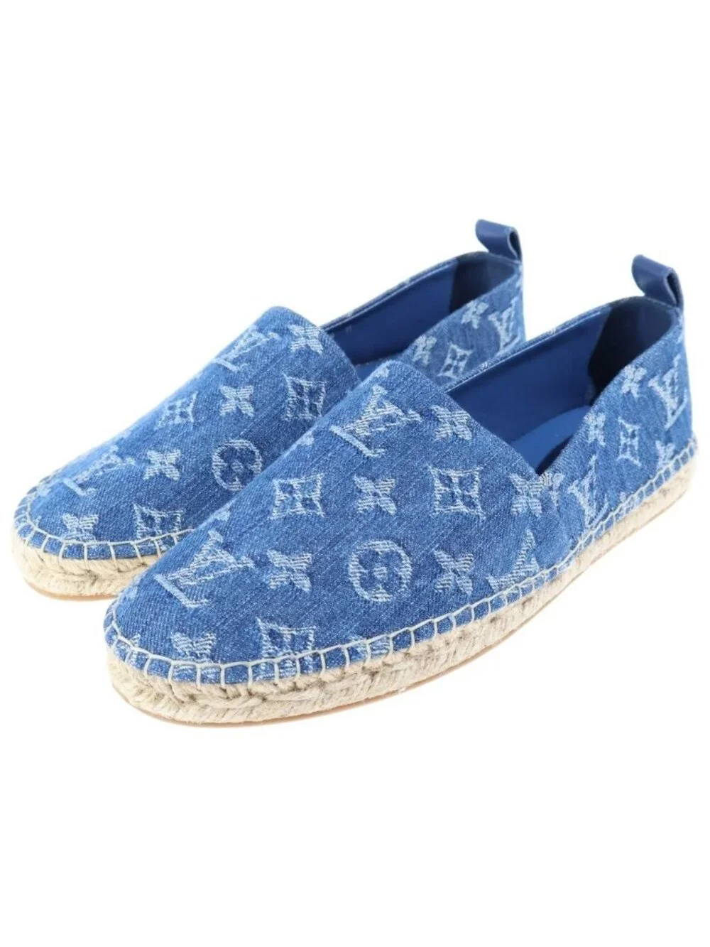 Louis Vuitton Monogram Denim Espadrilles Slip-on
